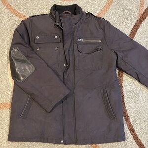 Cole Haan Dark Gray Military Jacket